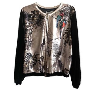 Seul “Tropical Print” Bomber Jacket Sz 8